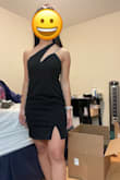 This dress was nice quality, fit well, just didn't look great on me. I have an athletic build & small chest so it looked ok but wasn't amazing. - Nicole S.