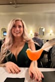 I ordered a size small and it fit perfectly. I think this jumpsuit is super flattering and I adore this color. - Marissa C.