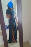 Was hoping for too much with this one, only to realize my high heels are not high enough!. Love the fabric and style, neatly made. Will be returning for something else - Chioma N.
