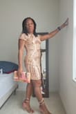 Nothing to complain about here. Cannot wait to wear it out. Purchased both purses from her. Like them too! - Chioma N.