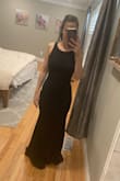 I bought it as a bridesmaid's dress and with hopes I could wear it again in the future. I decided on this one based on the reviews and they were spot on. It's a beautiful silhouette with a nice back. It is long but I expected it. It's only fair for people that are taller. - Danielle F.