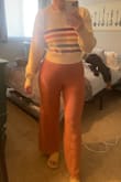 I LOVE these, so soft & cute. Perfect for lounging around the house - might be a slightly too open wave to wear outside. Only wish they had pockets. - Katie P.