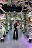 I wore this to a black-tie wedding. It runs long so I needed a hem even with my height and heels. I also added light cups for a bit of bust shape. The fabric is very light and comfortable, and the dress moves elegantly. I loved this dress! - Nora T.