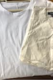 So disappointed. I ordered white & it's made to look white in the online photo (of course all the color images for each item like these are produced color images & imposed on same model photo). However, it's definitely NOT white - see the attached photo of the packaged Lulu shirt compared to an actual white clothing item. It's a very creamy (yellow undertone shirt). Website should have described cream or ivory, or at least off-white. I really needed an actual white shirt & this isn't it. Getting returned & hope I don't have to pay the return shipping due to the misrepresentative website info. By the way, I don't know if the fit is true to size as my review indicates, but the review site forced a selection in order to post the review. As you can see, I didn't even bother opening up the wrapper on this shirt. - Gayle S.