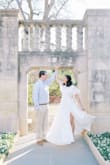 Got this for my engagement photoshoot and absolutely love it! It is long, but I didn't get it hemmed as I wanted the extra length for movement in photos. - Abigail R.