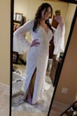 This dress is perfect, fits like a glove! I got it for my upcoming vow renewal after trying several other dresses and I'm so pleased with this one. I feel like a fairy princess! - Erica B.