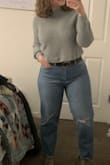 These jeans are so so cute, they can really be the star of an outfit which I love. Unfortunately they didn't have my size so I went 1 size up and it's just a little baggy on me but it's no issue at all. The color, the fit, the feeling are just amazing. I would absolutely buy these again and recommend them!:) - Lily K.