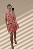Super flattering & great length for my short girlies. Obsessed w/ the side cut outs--very understated but so cute. - Hannah K.