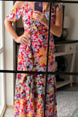 This dress exceeded my expectations! The quality is nice and the fit is very flattering on. Im 58 and the length is perfect. This is the second thing Ive ordered from Lulus and Ive loved both. Highly recommend this dress if youre considering buying it. The colors are just as vibrant in person as the pictures! - Karen G.