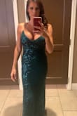 So many compliments on this dress.  Bought a small.  Needed it taken up a little due to length.  It'll you're busty maybe go up a size.  I'm 34 D and that's the extent this dress could take in this size - Tiija B.