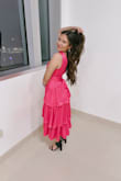 There is nothing wrong with this dress at ALL!! The way it fits to my curves and falls in all the right places is amazing. As someone who is short and always needs to get long dresses hemmed this dress keeps you from having to do that!! it falls right at my ankles where I can still wear some statement shoes and they are still seen. I will have to say if you are small busted then I would recommend getting it taken in the top just to feel more secure. - Mallori M.