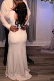 We had a very intimate court wedding and then dinner with immediate family, this dress made me feel like a bride but was simple enough to still be comfortable. It was true to size, and then I got it hemmed because I'm so short (it did cost the same amount as the dress, but was worth it). Get this dress, you won't regret it! - Azalie G.