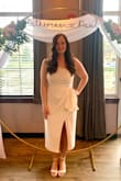 Was very pleased with this dress! It was comfortable and very flattering. The only downside was the crotch area was fully open so I did have to get it stitched together, but that's an easy fix! - Catherine M.