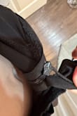 So I tried this dress on and could not get it zipped up. The zipper got stuck, and I could not get it unzipped. I was able to rotate the zipper to the front, and I saw that the zipper tracks were flawed. I tried for at least 20 minutes to unzip it, and enlisted another person, but we couldn't get it. I took a picture of the zipper, and then unfortunately had to rip it to remove the dress. - Emma H.