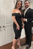 The dress fit perfectly, and everybody complimented it! - Julianne T.