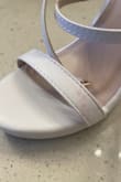 These are super cute wedge heels but one of the shoes has pink stains on the white strap that goes over your toes. I went to exchange it but they don't have my size anymore. Bummer needed for a wedding but I probably won't take them now. - Cassie H.
