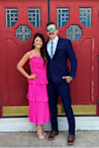 I'm 5'5, 130lbs, and bought a size small and it fit perfectly! The straps are adjustable as well. I bought this pink dress for a spring wedding and it was perfect- I got so many compliments! - Laney D.