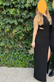 Loved this dress! Fit very well but was quite long. I had to wear very high heels but was able to make it work. Also there was some underboob happening but it was minimal enough and the angle made it okay. Not too think of material and overall a great buy! - Emily M.