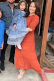 I ordered a size up based on the comments of this dress. I've ordered small on others but this one does run a little small so medium was great on me. Very pretty dress and good quality! - Michelle G.