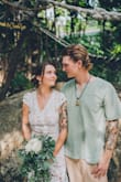 My husband and I hiked for an hour to get to our wedding spot. This dress was so light and airy and easy to hike in! I absolutely loved how it looked on me - Karly W.