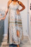 I love this dress. The colors are exactly like the photos. Fits good and supports chest well. Love the length, good for tall women. Use cups or a strapless bra. Can't wait to wear this summer! - Brandi L.