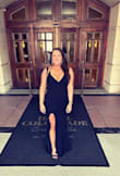 I ordered this dress for a black tie wedding and I love it. I did end up removing the outer most straps because I have very broad shoulders and they were not fitting right. It was also an outdoor wedding in Fl and was going to be very hot so I put a slit to add some air flow. Dress was very flattering - Allison B.