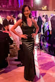 I used the size chart test to determine what size to buy. I bought XS based on the chart. The dress fit perfectly. I am 5'6" and wore 5 inch heals. I absolutely loved the dress and how it felt. High quality material with some stretch. Extremely comfortable dancing through the night! - Janelle P.