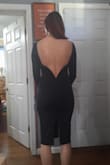 Tha dress is very elegant and sexy true to size I just try it out reserving for a special occasion coming up - Romina R.