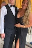 Got so many compliments on the entire outfit which was all from Lulus. Only thing I wouldn't buy again is the earrings one broke which sucked. - Katy G.
