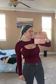 This definitely looks different when you're busty. I would have returned it if it wasn't final sale. Oh well lol - Ally A.