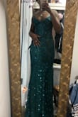 I love this dress so much. Shipping was free and my dress came two days after I placed my order. I ordered an xs instead of small because I have a smaller bust. I was worried it wouldn't fit around my lower half, but it hugs my body so perfectly & makes my boobs look great. The price is so affordable and the dress looks expensive. - Catarina B.