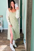 So cute with a dress! Love the ivory color. - Victoria K.