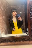This is the perfect blazer that I was looking for to wear over my yellow dress. I had no idea how to keep warm on an early spring outdoor weeding and still be able to show off my dress. I love how comfortable it is and surprisingly warm it kept me throughout the night. - Monica A.