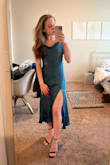 The dress was just not for my body type. Fun color and love the buttons though. - Aisling G.