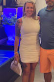 This dress fits amazing. I felt so pretty in it. I got so many compliments. I want one in every color!! - Angela T.