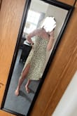 I wasn't too sure how this dress would look on my body shape, but I actually really like it. The bust area is flattering for someone like me with a smaller bust, but it would also fit someone who has a little fuller bust. The length is cute and slit is flattering (and not too much). I can't wait to wear this. You can dress it up with heels or dress it more casual with sneakers and a jacket. - Olivia N.