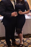 Couldn't be happier with this dress. I bought in both L and XL because I have a pear shape and usually what fits up top does not fit my lower half and vise versa. I chose to size up to XL because the fit had a bit more room - all in all it created a beautiful shape and I was very pleased with how well the dress breaths and moves; If you're looking for a nice spring/summer wedding dress, this is the one! (For frame of reference, Im a lifter so I have broad shoulders and big butt/thighs and the dress was very feminine and beautiful!) - Irina O.