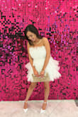Love this bag! You can use as a clutch or comes with a chain for a crossbody! Was perfect with my dress - Rachel A.