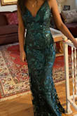 I really love how this dress looks on me, I just have a few critiques. The dress is a bit tight on my hips but it looks perfect so I won't alter it. The top of the dress was quite big for me, but the adjustable straps were very helpful. I also dislike the zipper. It is very hard to use, but the dress is worth it for me. Can't wait to wear for prom! - Sarah A.