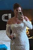 Omg I loved this dress!! It was so comfortable I got married in Florida and the dress was comfortable fun and I could move easily!! I got tons of compliments I would highly recommend this dress! It - Jennifer F.