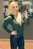 Such a beautiful color & fit perfectly! I wore a long gold necklace & it complimented the shirt nicely! - Liza B.