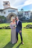 I purchased as a bridesmaid dress for a friend's wedding, and she and I both LOVE the color! It's gray, but with a hint of dusty purple. It fits me perfectly, no alterations needed! - Kristin B.