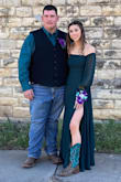 My granddaughter chose this as her Prom dress. It arrived in a week and was beautiful! The material is light and flowing when on. I ordered the size off of the sizing chart and it fit her perfectly!! She is tall and thin and it was plenty long for her. She chose to wear cowboy boots with it and it was perfect! It looked beautiful on her and she received SO many compliments! - Deanna B.