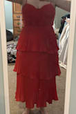 I wanted to love this dress. I tried the medium, it was too tight across my boobs. Then the large was huge and hung on my chest. Because the built-in bra is so specific, it has to fit perfectly or it's a mess. Probably better for people with a smaller chest. - Katlyn K.