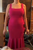 This fit and I wanted to love it. But, I'm curvy and it really showed my curves and EVERYTHING when I moved. - Katlyn K.