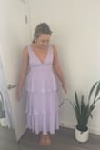 Material and Color was actually very nice! Super happy with the dress! - Emmy P.