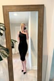 I wasn't sure if this dress was appropriate for me. However, the quality is great, it hides bumps - no bra or Spanx needed. Can be rolled up for travel. Dress up or down. Great buy, cute dress.
Age 51 - Amy P.