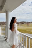 Wore this dress for my shower and EVERYONE asked where I got it. They loved it, very flattering! - Sarah J.