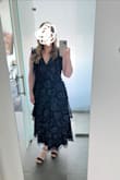Loved this dress as a wedding guest. I probably could've sized down one (pictured is 1x and it was pretty loose). - Amanda G.