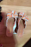 It's so pretty and comfortable. I love all Lulus stuff. These high heels are perfect size. I like it very much - Van T.